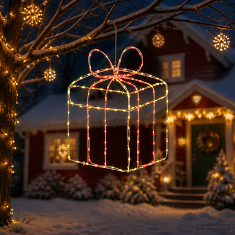 Vidaxl kerst-raamsilhouet met verlichting loviisa 200 led's