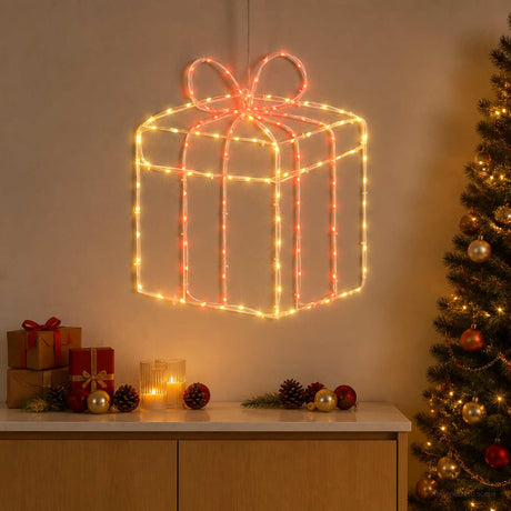 Vidaxl kerst-raamsilhouet met verlichting loviisa 200 led's