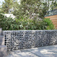 Vidaxl gabion met 3,5 mm draad en 5x5 cm gaas 50x10x50 cm