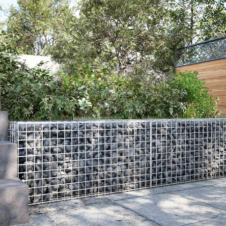 Vidaxl gabion met 3,5 mm draad en 5x5 cm gaas 100x10x50 cm