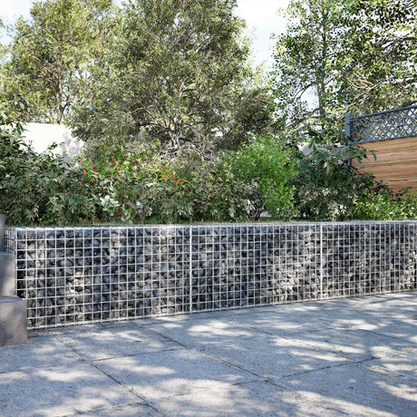 Vidaxl gabion met 3,5 mm draad en 5x5 cm gaas 200x10x50 cm