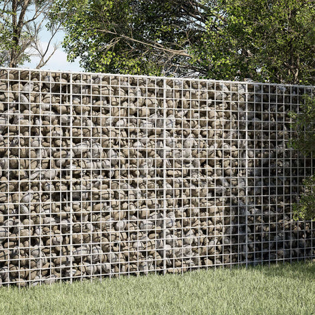 Vidaxl gabion met 3,5 mm draad en 5x5 cm gaas 100x10x100 cm