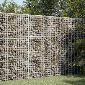 Vidaxl gabion met 3,5 mm draad en 5x5 cm gaas 50x10x150 cm