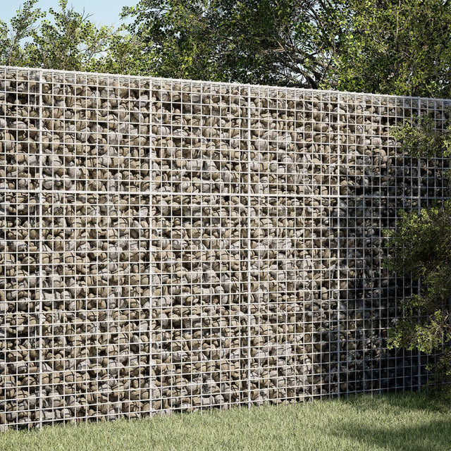 Vidaxl gabion met 3,5 mm draad en 5x5 cm gaas 50x10x150 cm