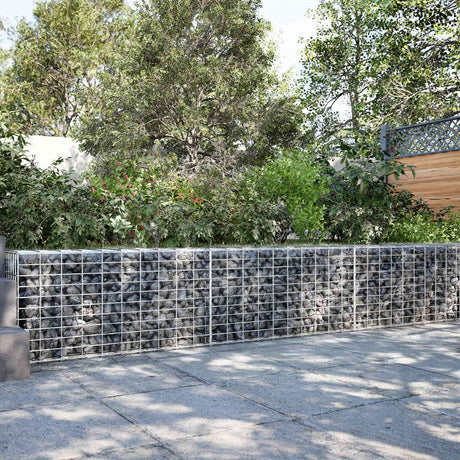 Vidaxl gabion met 3,5 mm draad en 5x10 cm mesh 200x30x50 cm