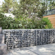 Vidaxl gabion met 3,5 mm draad en 5x10 cm mesh 100x50x50 cm