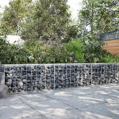Vidaxl gabion met 3,5 mm draad en 10x10 cm gaas 200x10x50 cm