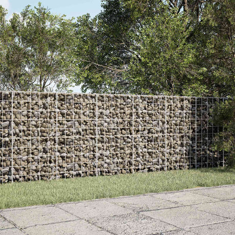 Vidaxl gabion met 3,5 mm draad en 10x10 cm gaas 200x10x100 cm