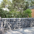 Vidaxl gabion met 5 mm draad en 10x10 cm gaas 50x10x50 cm