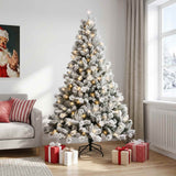 Vidaxl kunstmatige inklapbare kerstboom 120 cm 150 led's warmwit