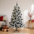 Vidaxl kunstkerstboom met kerstbal 120 cm 150 led's warmwit
