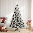 Vidaxl kunstkerstboom met ballen 120 cm 150 led's warmwit