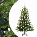 Vidaxl kunstkerstboom met ballen 150 cm 150 led's warmwit