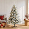 Vidaxl kunstkerstboom met ballen 120 cm 150 led's warmwit