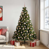 Vidaxl kunstkerstboom met ballen 180 cm 300 led's warmwit