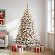 Vidaxl kunstkerstboom met ballen 180 cm 300 led's warmwit