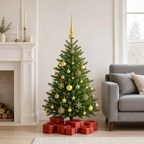 Vidaxl kerstballen set 111 st lichtgroen 6 cm polystyreen