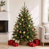 Vidaxl kerstballen set 100 st bruin en goud 4 cm polystyreen
