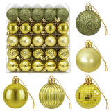 Vidaxl kerstballen set 100 st lichtgroen 4 cm polystyreen