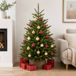 Vidaxl kerstballen set 100 st goud en wijnrood 4 cm polystyreen