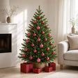 Vidaxl kerstballen set 100 st wijnrood 4 cm polystyreen