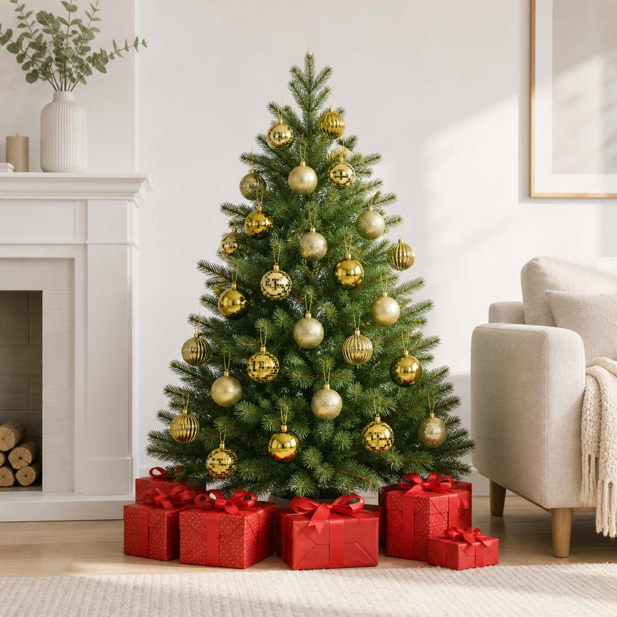 Vidaxl kerstballen set 50 st lichtgroen 8 cm polystyreen