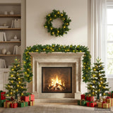 Vidaxl mini kerstboom 90 cm 175 led's warmwit pvc en pe groen