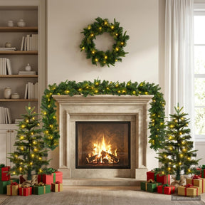 Vidaxl mini kerstboom 90 cm 175 led's warmwit pvc en pe groen