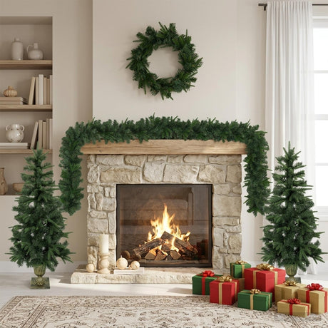 Vidaxl mini kerstboom 120 cm pvc en pe groen