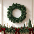 Vidaxl kerstkrans groen ø 30 cm pvc