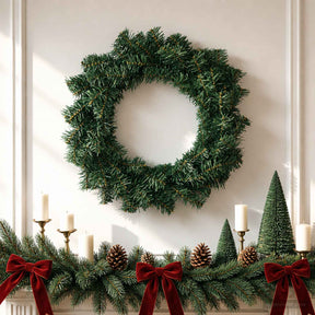 Vidaxl kerstkrans groen ø 30 cm pvc
