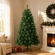 Vidaxl kunstkerstboom 150 cm pvc en metaal groen
