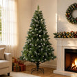 Vidaxl kunstkerstboom 150 cm pvc en metaal groen