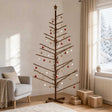 Vidaxl houten kerstboom 210 cm bamboe en massief grenenhout
