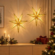 Vidaxl kerstverlichting raahe 2 st 10 led's warmwit 60 x 6 x 60 cm