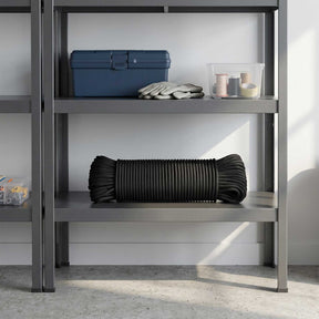Vidaxl multifunctioneel gebruikstouw 3 mm 25 m zwart pp