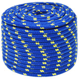 Vidaxl multifunctioneel gebruikstouw 14 mm 25 m blauw pp