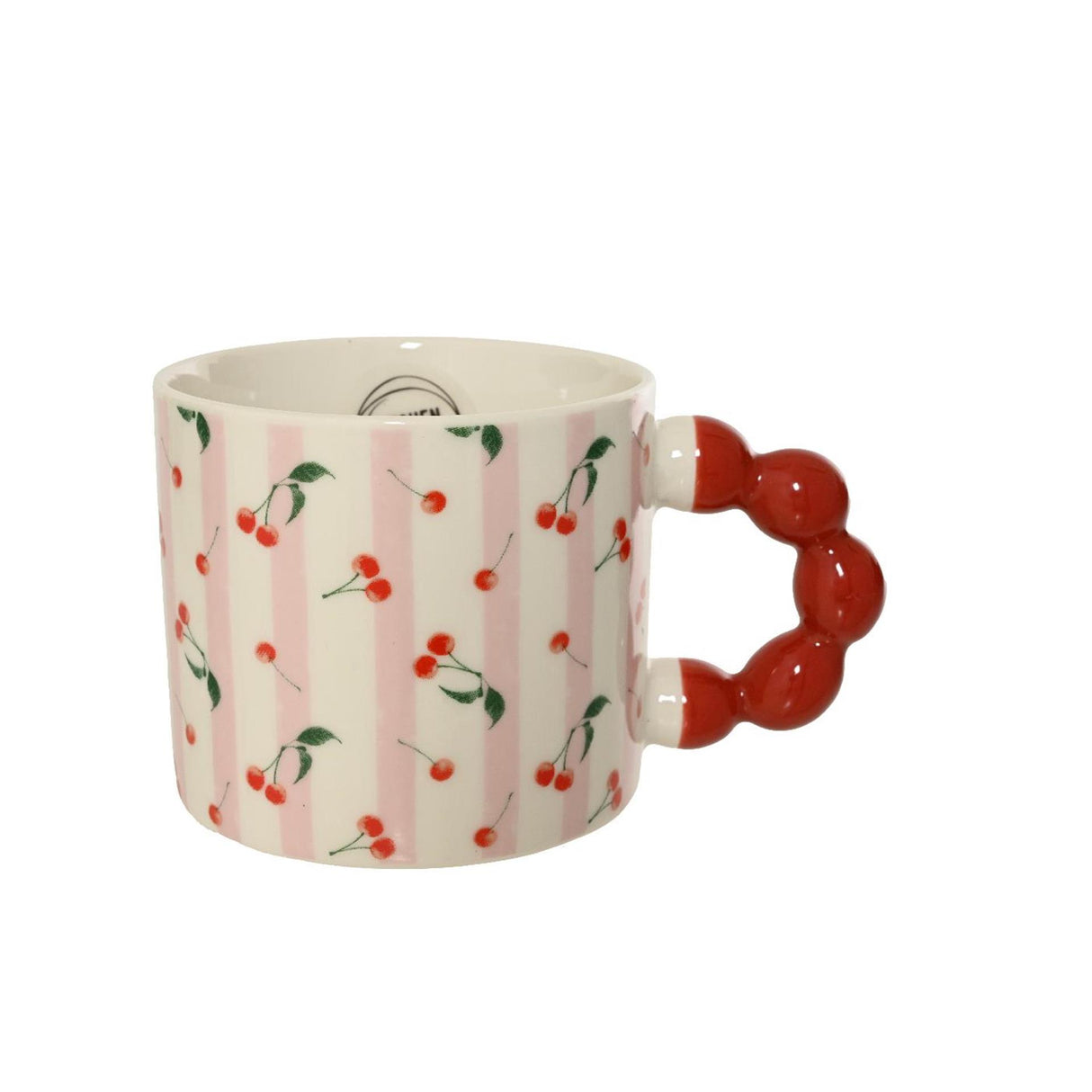Decoris Becher Kirschporzellan 13,8x9,1x8cm