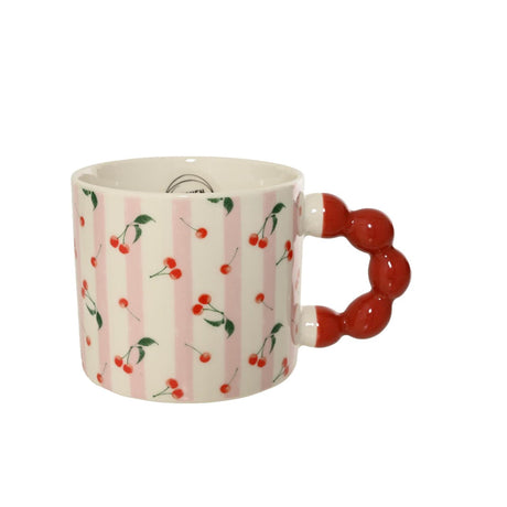 Decoris Becher Kirschporzellan 13,8x9,1x8cm