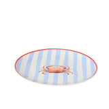 Decoris Frühstücksteller Krabbenporzellan ø19,4xh2cm
