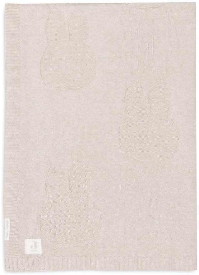 Jollein - deken ledikant 100x150cm - dekentje baby - miffy - nougat