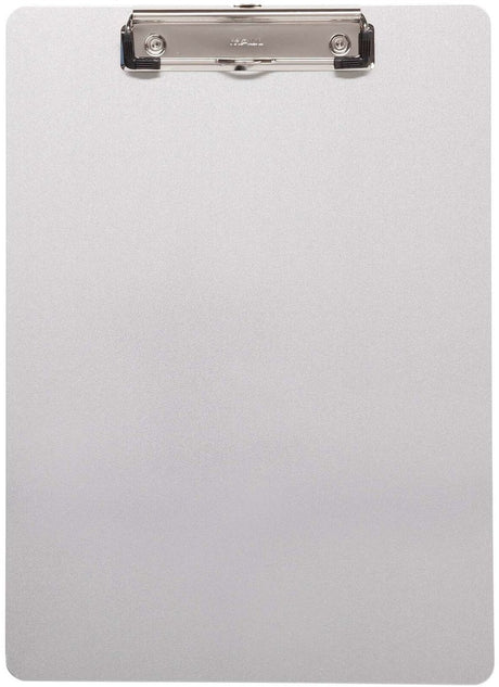 Maul Klemmbrett A4 Hochformat Aluminium silber