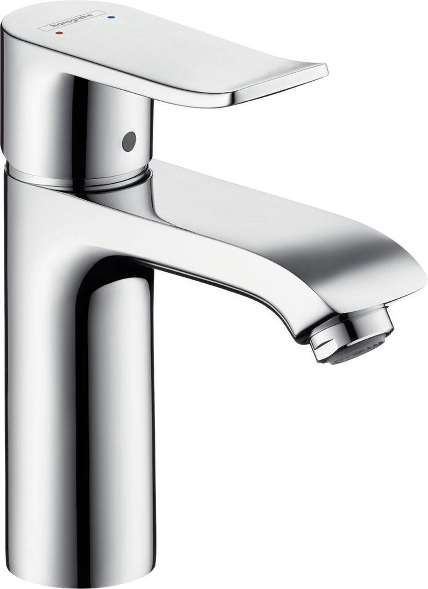 Hansgrohe Metris Waschtischarmatur – mittlerer Auslauf – ohne Ablaufgarnitur – Chrom
