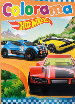 Hot Wheels Colorama Malbuch 48 große Malseiten