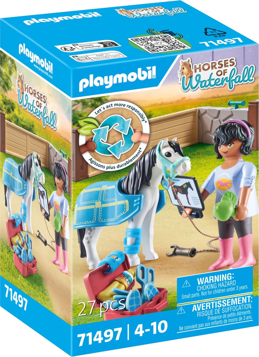 Playmobil 71497 Pferde oder Wasserfall -Pferdetherapeut