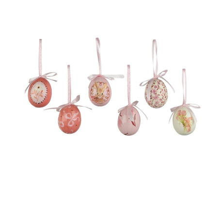 Decoris Hängedekoration Eierschaum ø4xh6cm