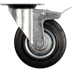 Vorel draaiwiel cz. rubber ham.160mm