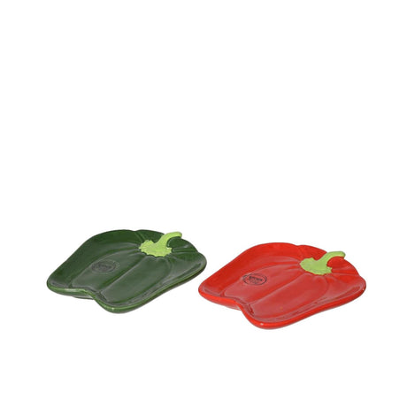 Decoris Teller Pfeffer Dolomit 16x13x2cm 2-fach sortiert