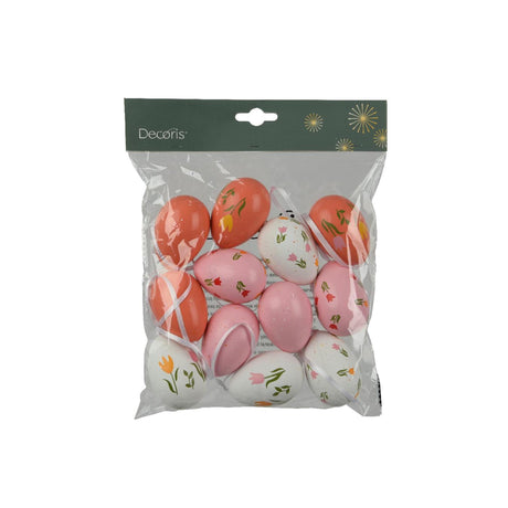 Decoris Hängedekoration Osterei aus Styropor 6ø4xh6cm