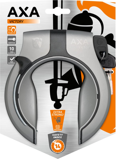 Axa Victory Ringslot - Art2, Grau, 10 mm - Maximale Sicherheit